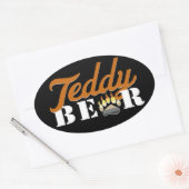 Teddy Bar Sticker (Umschlag)