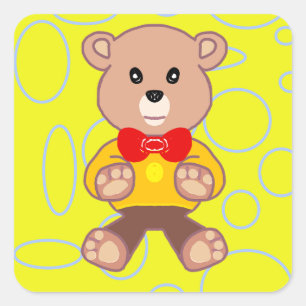 Teddy Bar Sticker
