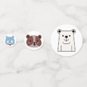 Teddy Bar Table Confetti Konfetti (Rückseiten)