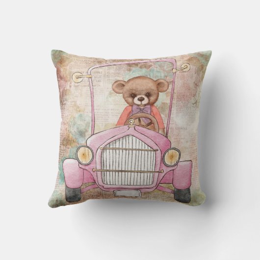 Teddy Bar Throw Kissen (Rückseite)