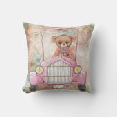 Teddy Bar Throw Kissen (Vorderseite)