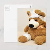 Teddy Bär Tier personalisieren Postkarte (Vorne/Hinten)