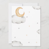 Teddy Bär und Boho Rainbow Baby Dusche Einladung (Rückseite)