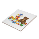Teddy Bär und Clown Kinder Fliese (Seite)