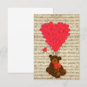 Teddy Bär und Herz (Vorne/Hinten)