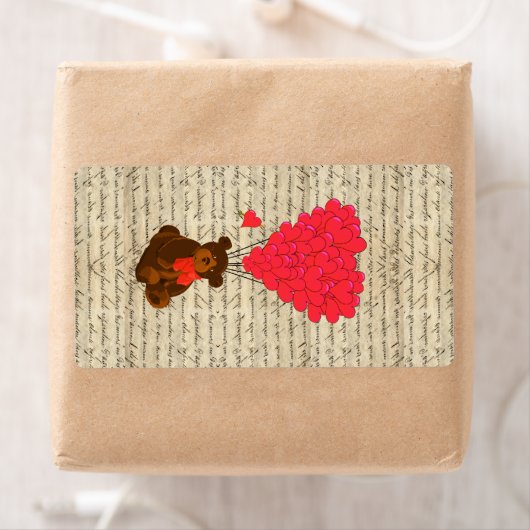 Teddy Bär und Herz (Insitu)