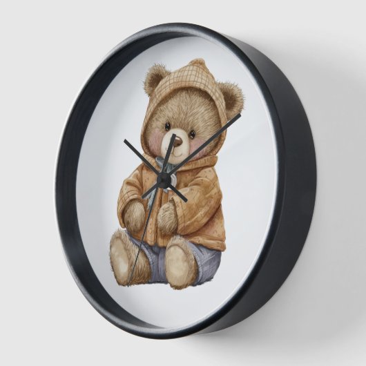 Teddy Bär Wall Clock Uhr (Winkel)