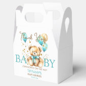 Teddy Bär warten Baby Dusche danke Geschenkschachtel (Geöffnet)