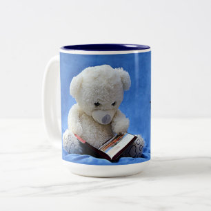 Teddy-Bär Zeit zum Lesen, KOA Zweifarbige Tasse