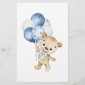 Teddy Bären Baby Dusche Baby Memory (Rückseite)