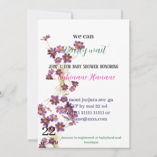 Teddy Bären Baby Dusche Einladungen