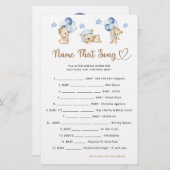 Teddy Bären Baby Dusche Name That Song (Vorne/Hinten)