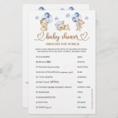 Teddy Bären Baby Shower Rund um die Welt (Vorne/Hinten)