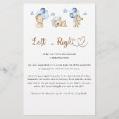 Teddy Bären Babydusche Links rechts (Rückseite)