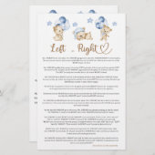 Teddy Bären Babydusche Links rechts (Vorne/Hinten)