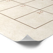 Teddy Bären Balloons Ratet den Fälligkeitskalender Poster (Ecke)