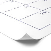 Teddy Bären Balloons Ratet den Fälligkeitskalender Poster (Ecke)