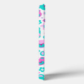 Teddy Bären Blume Pink Aqua Pad Fall Case-Mate iPhone Hülle (Rückseite / Rechts)