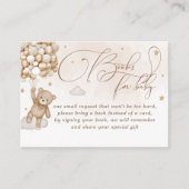 Teddy Bären Books für Baby Begleitkarte (Vorderseite)