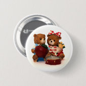 Teddy-Bären Button (Vorne & Hinten)