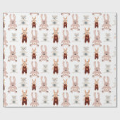 Teddy Bären Cat Toy Muster Packpapier (Flach)