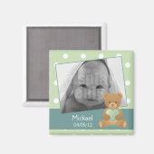 Teddy Bären Foto Magnet (Vorderseite/Rückseite)