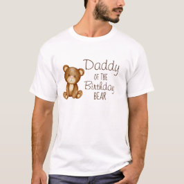 Teddy Bären Geburtstag personalisiertes Shirt
