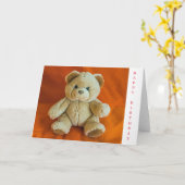Teddy Bären Geburtstagskarte Karte (Gelbe Blume)