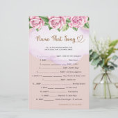 Teddy Bären Girl Dusche Name That Song (Stehend Vorderseite)