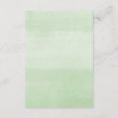 Teddy Bären Grüne Eukalyptus zeigen Dusche Begleitkarte (Rückseite)