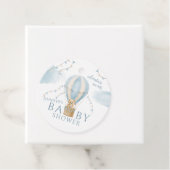 Teddy Bären Heißluftballon Abenteuer Babydusche Geschenkanhänger (Beispiel)