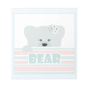 Teddy Bären illustrieren Kinder kindisch Notizblock