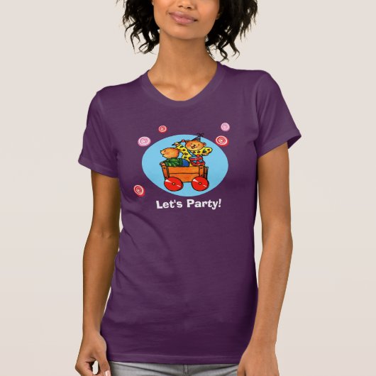 Teddy-Bären im Soapbox-Auto - T - Shirt (Vorderseite)