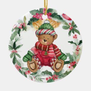 Teddy Bären Keramik Ornament