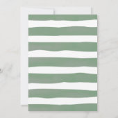 Teddy Bären können wir frühzeitig abwarten Baby Ge Einladung (Rückseite)