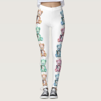 TEDDY-BÄREN Leggingsentwurf durch Paul Jaworski Leggings