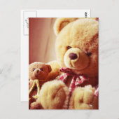Teddy Bären Postcard Postkarte (Vorne/Hinten)