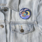 Teddy Bären Reading mit/ Fluffy Monsters Illustrat Button (Beispiel)