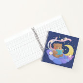 Teddy Bären Reading mit/ Fluffy Monsters Illustrat Notizblock (Innenseite)