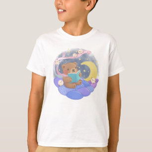 Teddy Bären Reading mit/ Fluffy Monsters Illustrat T-Shirt