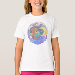 Teddy Bären Reading mit/ Fluffy Monsters Illustrat T-Shirt