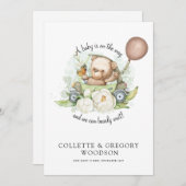 Teddy Bären Sage Brown kann frühzeitig abwarten Ankündigung (Vorne/Hinten)