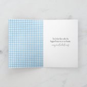 Teddy Bären schlafen auf einem Crescent Mond Karte (Innenseite)