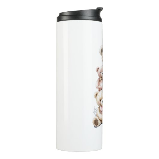 Teddy Bären Stack Thermosbecher (Nach links gedreht)