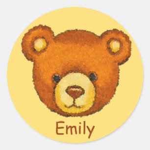 Teddy Bären Stickers ~ Individuelle Name ~ Persona