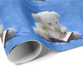 Teddy Bären Time to Read Wrapping Paper, ZKOA Geschenkpapier (Rolleneckpunkt)