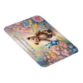 Teddy Bären und Bunny In einem pastellfarbenen Par Magnet (Rechte Seite)