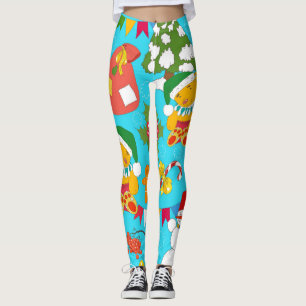 Teddy Bären Weihnachten: Kid-Friendly Muster. Leggings
