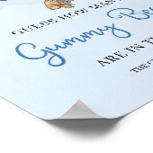 Teddy Bärenballons raten wie viele Gummibären Poster (Ecke)