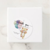 Teddy Bärenballons - vielen Dank Geschenkanhänger (Beispiel)